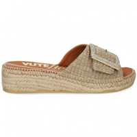 Pala Hebilla Textil Beige  VIGUERA