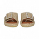 Pala Hebilla Textil Beige  VIGUERA