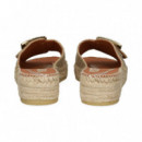 Pala Hebilla Textil Beige  VIGUERA