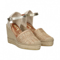 Abierto Lados Textil Oro  VIGUERA