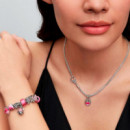 Charm Two-tone Blooming Flower Dangle 764453C01  PANDORA