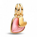 Charm Colgante Rosa Separable para Madre E Hija 763766C01  PANDORA