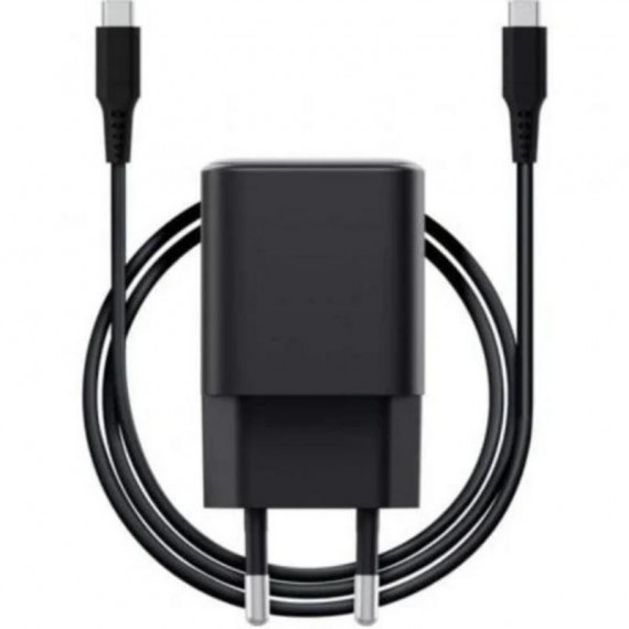 Cargador TRUST Maxo Doble Usb-c 65W con Cable Usb-c de 2 Metros Negro