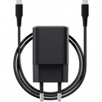 Cargador TRUST Maxo Doble Usb-c 65W con Cable Usb-c de 2 Metros Negro
