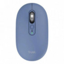 Ratón Inalámbrico TRUST Seron Slim Multi (26020) Bluetooth, Hyperscroll y Clic Silencioso Azul