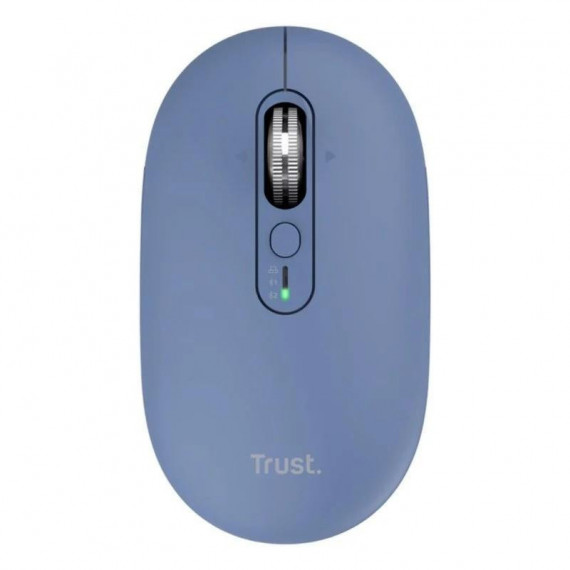 Ratón Inalámbrico TRUST Seron Slim Multi (26020) Bluetooth, Hyperscroll y Clic Silencioso Azul