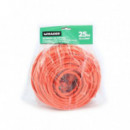 Alargador de Cable Schuko MADER 25M 3X1.5MM² Naranja