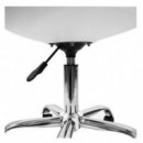 Silla de Escritorio con Ruedas Blanca 97X47X58 Cm