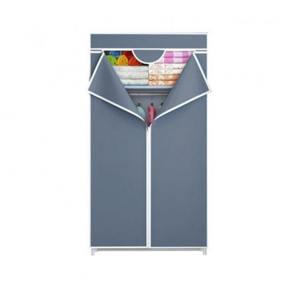 Armario de Tela con Cremallera 70x45x155 cm