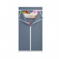 Armario de Tela con Cremallera 70x45x155 cm