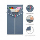 Armario de Tela con Cremallera 70x45x155 cm