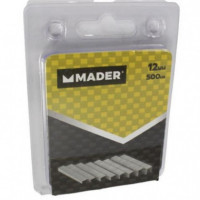 Grapas Mader de 12mm (500 Unidades)