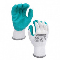 Guantes de Protección Mader con Revestimiento de Látex, Talla S