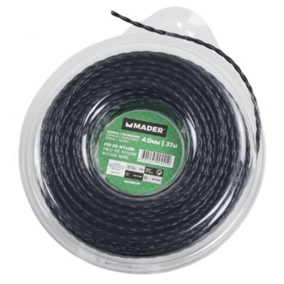 Hilo de Nylon Corte Redondo para Desbrozadora MADER 4.0MM X 37M
