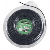Hilo de Nylon Corte Redondo para Desbrozadora Mader 4.0mm x 37m