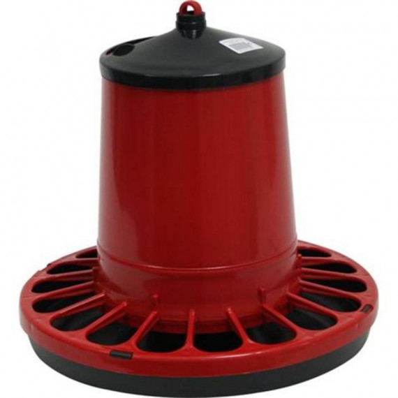 Comedero de Plástico MADER para Aves 8KG (colgante O Suelo)