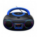 Radio CD DENVER Bt MP3 Fm USB Azul (TCL-212BT Blue)