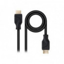 Cable Nanocable HDMI V2.1 8K A/M-A/M 3m Negro (10.15.8303)