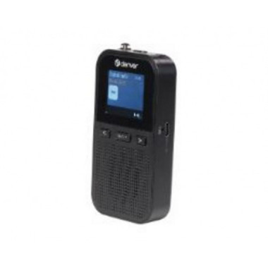 Radio Port&aacute;til DENVER Dab/fm 10W, Pantalla Color 1.8" y Usb-c (DAH-126MK2)