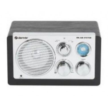 Radio DENVER Anal&oacute;gica Am/fm con Entrada Aux (TR-63B)
