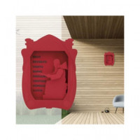 Fraile del Tiempo Higrometro desde 1984 Colores Rojo  LALO