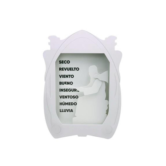 Fraile del Tiempo Higrometro desde 1984 Colores Blanco  LALO