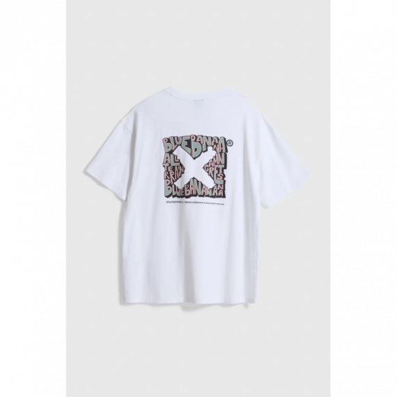 Camiseta Blue Banana Mess Blanco