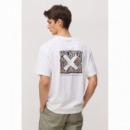 Camiseta Blue Banana Mess Blanco