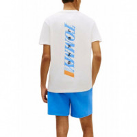 Camiseta Tommy Reg Vintage La Bck Blanco