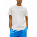 Camiseta Tommy Reg Vintage La Bck Blanco