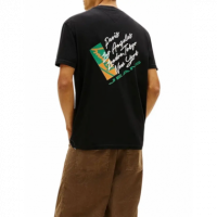 Camiseta Tommy Reg Sign Shift Negro