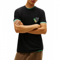 Camiseta Tommy Reg Sign Shift Negro