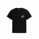 Camiseta Tommy Reg Sign Shift Negro
