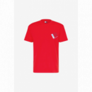 Camiseta Tommy Reg Sign Shift Rojo