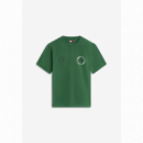 Camiseta Tommy Rlx Sign Circle Khaki