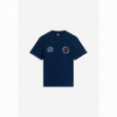 Camiseta Tommy Rlx Sign Circle Navy