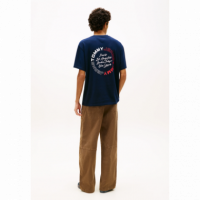 Camiseta Tommy Rlx Sign Circle Navy
