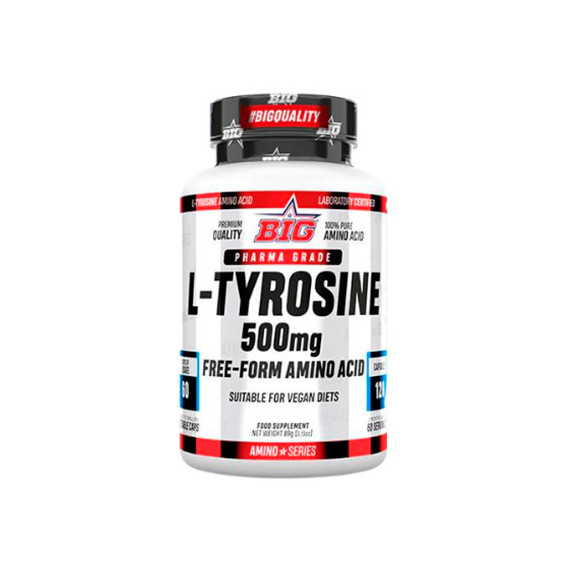 L-tyrosina Big - 60 Caps  BIG SUPPLEMENTS