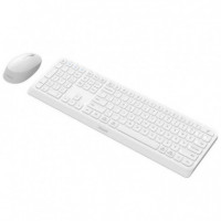 Philips SPT6407W Teclado Inalámbrico + Ratón Blanco