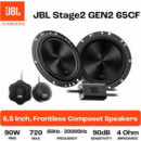 Jbl Stage2 65CF Gen 2 Altavoces de 6.5" con Vïas separadas y Hasta 720W