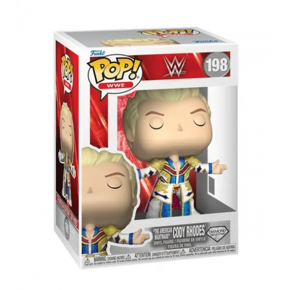 FUNKO Pop Cody Rhodes “the American Nightmare” Diamond Wwe 198