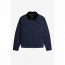 Chaqueta Fred Perry acolchada azul marina PB