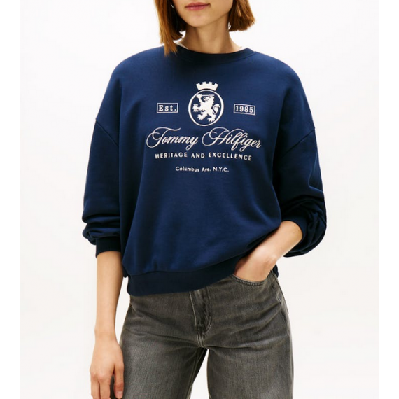 Sudadera TOMMY HILFIGER Varsity  Azul Marina Pb