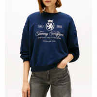 Sudadera Tommy Hilfiger varsity  azul marina PB