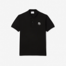 Polo Lacoste Signature negro