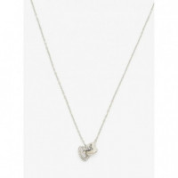 COLLAR BELOVED PLATEADO