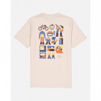 Camiseta OLOW Cream Ecosystem