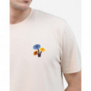 Camiseta OLOW Cream Ecosystem