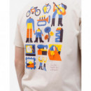 Camiseta OLOW Cream Ecosystem