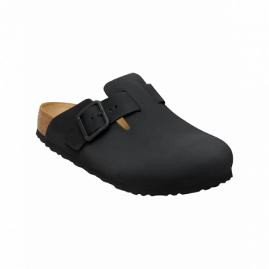 Calzado Zuecos BIRKENSTOCK Boston Wire Buckle Piel Nubuc Black